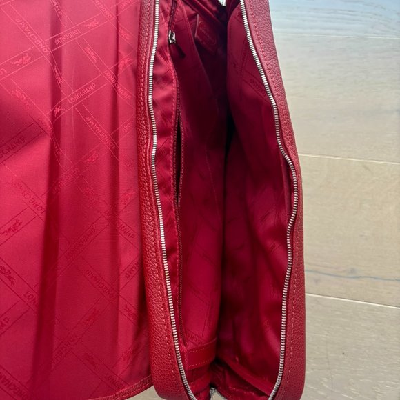 Red Longchamp laptop bag/briefcase - Picture 4 of 7